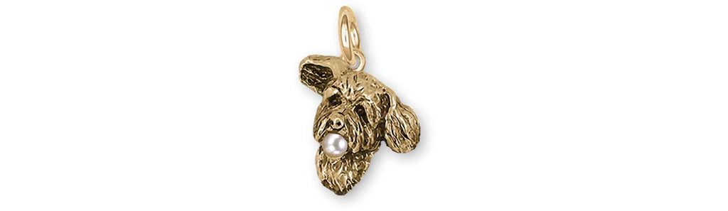Goldendoodle Charms Goldendoodle Charm 14k Yellow Gold Goldendoodle Jewelry Goldendoodle jewelry
