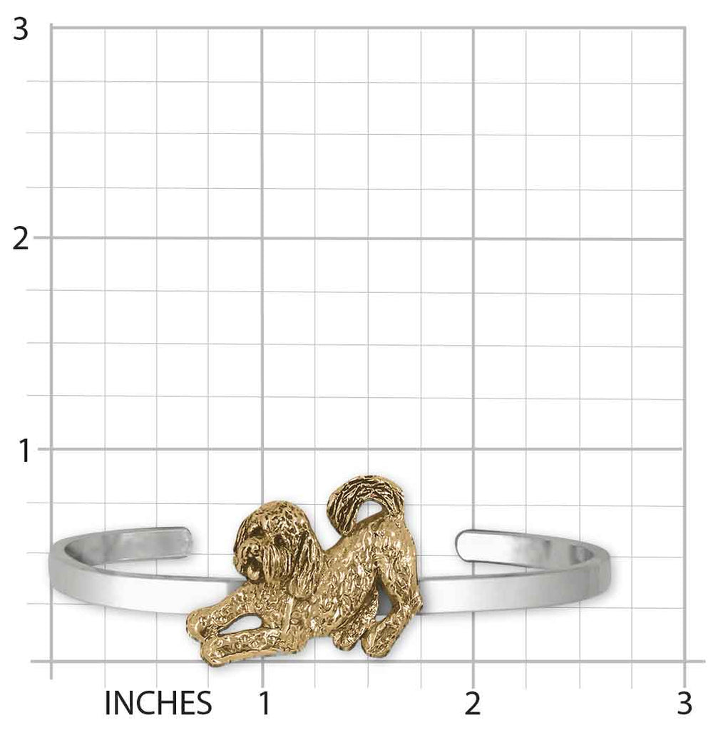 Goldendoodle Bracelet 14k Gold Vermeil Handmade Goldendoodle Jewelry  GDL19-CBVM