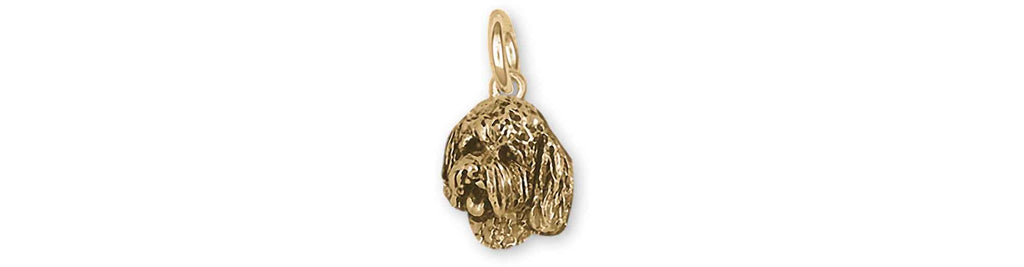 Goldendoodle Charms Goldendoodle Charm 14k Gold Vermeil Goldendoodle Jewelry Goldendoodle jewelry