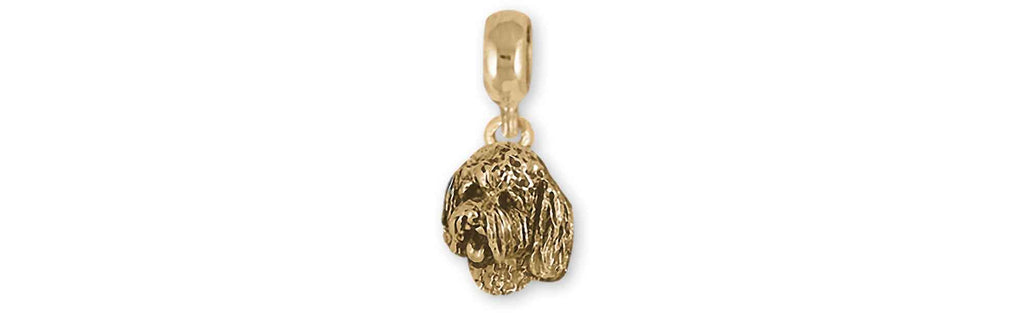 Goldendoodle Pandora Charms Goldendoodle Pandora Charm Slide 14k Gold Vermeil Goldendoodle Jewelry Goldendoodle Pandora jewelry