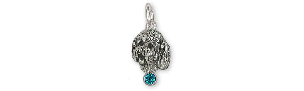 Goldendoodle Charms Goldendoodle Charm Sterling Silver Goldendoodle Jewelry Goldendoodle jewelry