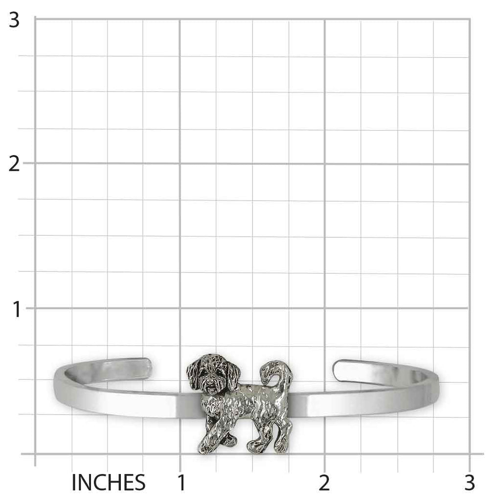 Goldenoodle Bracelet Sterling Silver Handmade Goldendoodle Jewelry  GDL20-CB