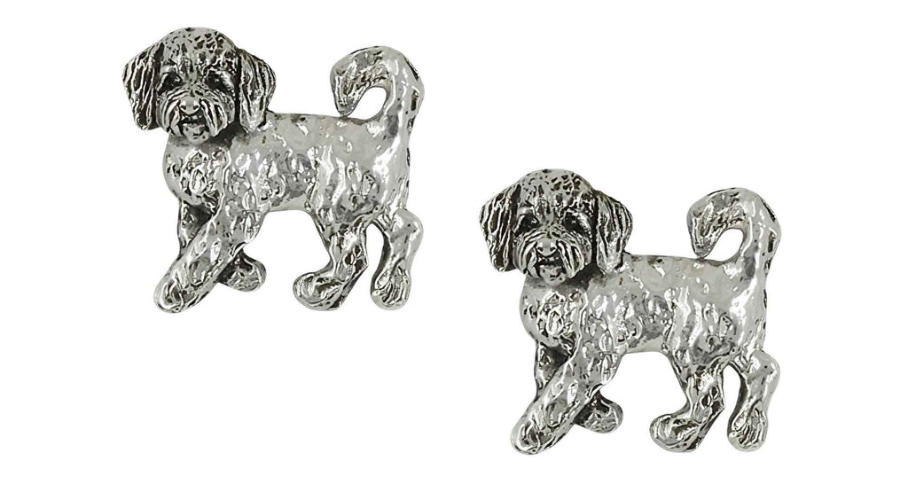 Goldenoodle Charms Goldenoodle Cufflinks Sterling Silver Goldendoodle Jewelry Goldenoodle jewelry