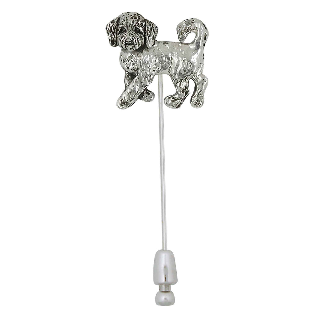 Goldenoodle Charms Goldenoodle Brooch Pin Sterling Silver Goldendoodle Jewelry Goldenoodle jewelry