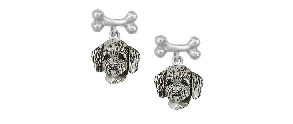 Goldenoodle Charms Goldenoodle Earrings Sterling Silver Goldendoodle Jewelry Goldenoodle jewelry