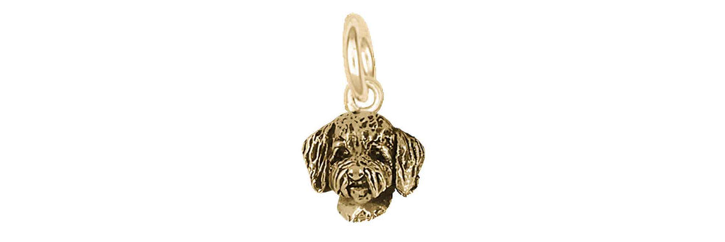 Goldenoodle Charms Goldenoodle Charm 14k Yellow Gold Goldendoodle Jewelry Goldenoodle jewelry