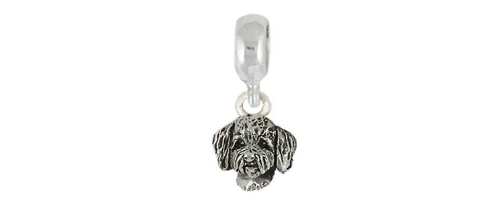 Goldenoodle Pandora Charms Goldenoodle Pandora Charm Slide Sterling Silver Goldendoodle Jewelry Goldenoodle Pandora jewelry
