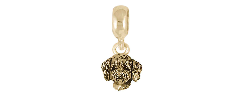 Goldenoodle Pandora Charms Goldenoodle Pandora Charm Slide 14k Yellow Gold Goldendoodle Jewelry Goldenoodle Pandora jewelry