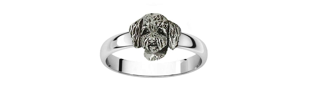 Goldenoodle Charms Goldenoodle Ring Sterling Silver Goldendoodle Jewelry Goldenoodle jewelry