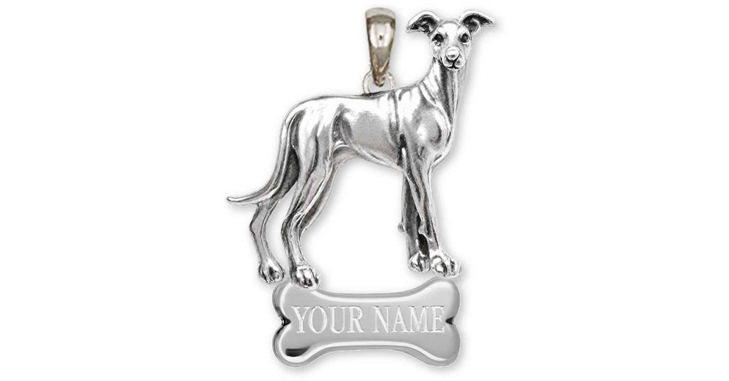 Greyhound Charms Greyhound Pendant Sterling Silver Greyhound Jewelry Greyhound jewelry