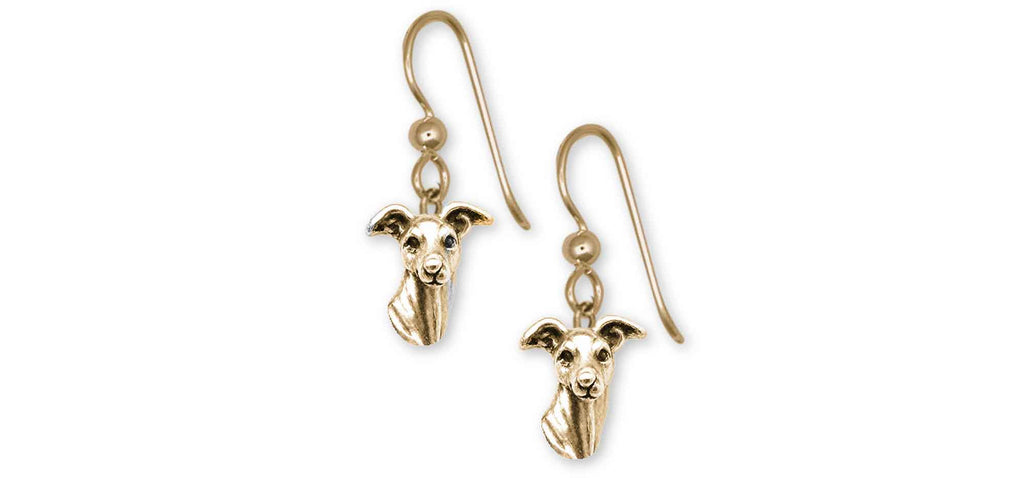 Greyhound Charms Greyhound Earrings 14k Gold Vermeil Greyhound Jewelry Greyhound jewelry