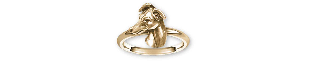 Greyhound Charms Greyhound Ring 14k Gold Vermeil Greyhound Jewelry Greyhound jewelry