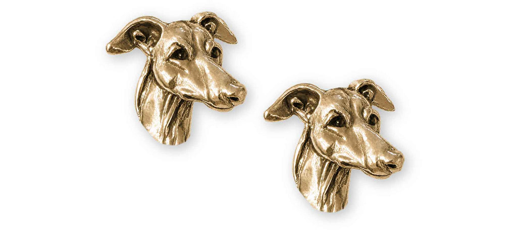 Greyhound Charms Greyhound Cufflinks 14k Gold Vermeil Greyhound Jewelry Greyhound jewelry