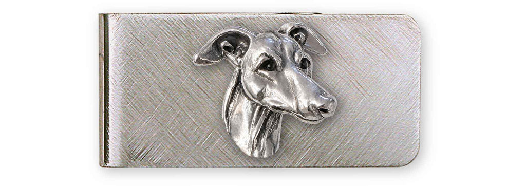 Greyhound Charms Greyhound Money Clip Sterling Silver And Stainless Steel Greyhound Jewelry Greyhound jewelry