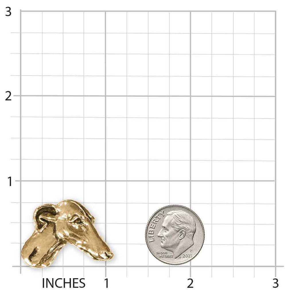 Greyhound Ring 14K Gold Vermeil Handmade Greyhound Dog Jewelry Gift for Greyhound Owner