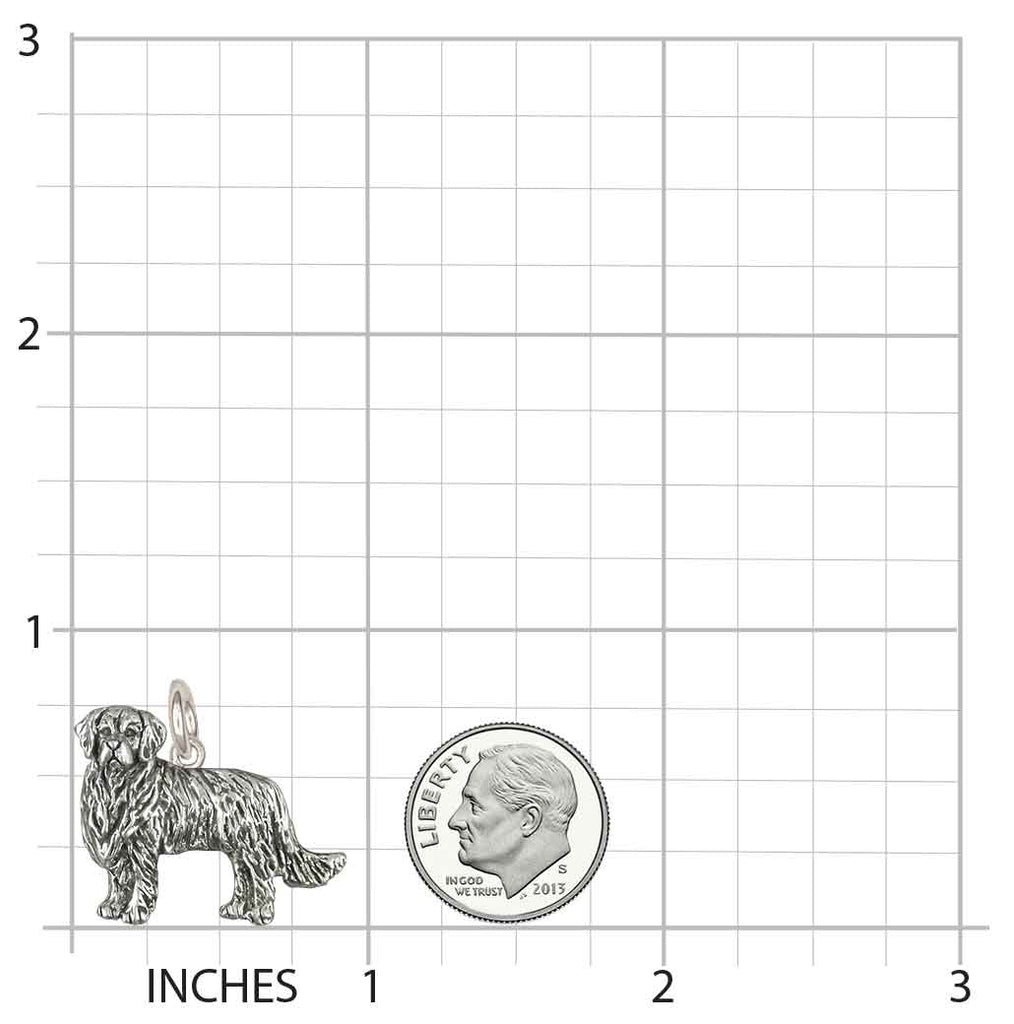 Golden Retriever Jewelry Sterling Silver Handmade Golden Retriever Charm  GRT2X-C