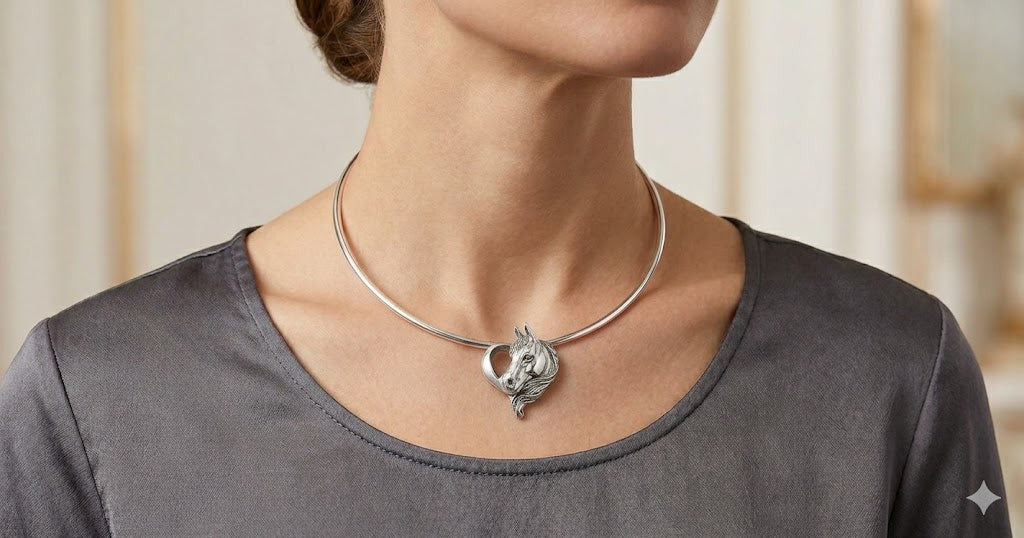 Horse Pendant Jewelry Sterling Silver Handmade Horse Pendant DTH-P