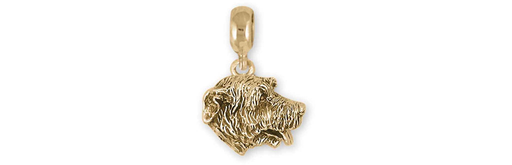 Irish Wolfhound Pandora Charms Irish Wolfhound Pandora Charm Slide 14k Yellow Gold Irish Wolfhound Jewelry Irish Wolfhound Pandora jewelry
