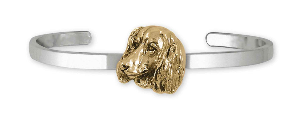 Dachshund Charms Dachshund Bracelet Sterling Silver And Yellow Bronze Longhair Dachshund Jewelry Dachshund jewelry