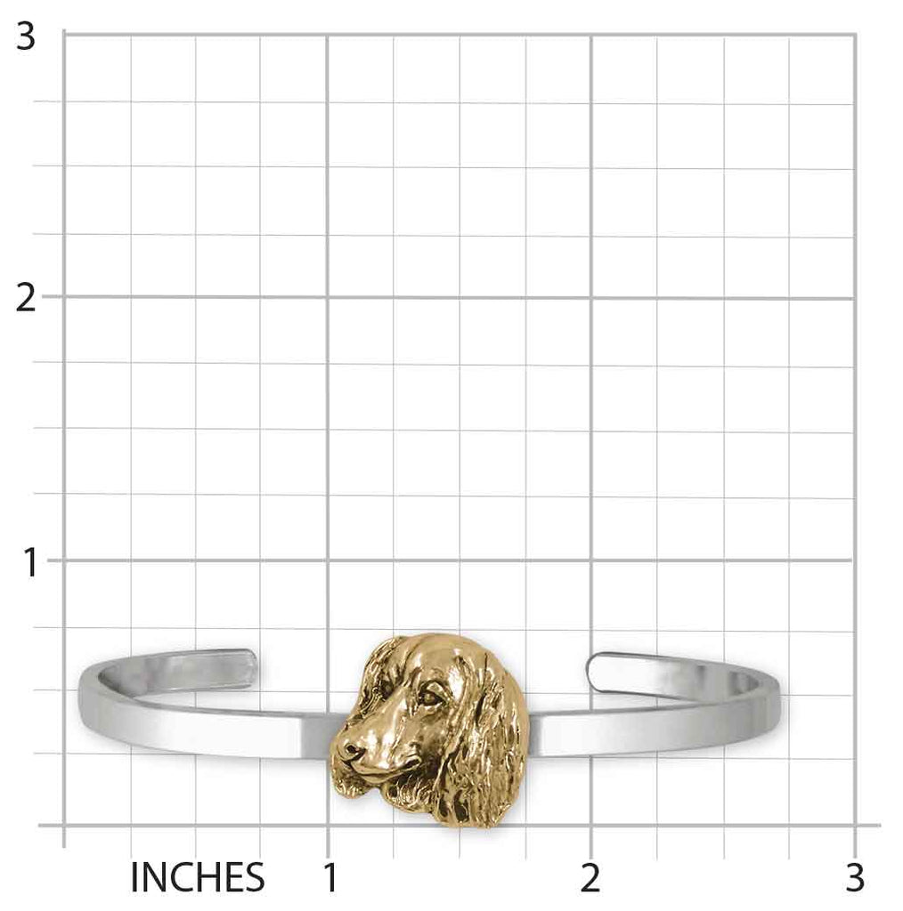 Dachshund Bracelet 14k Gold Vermeil And Sterling Silver Handmade Longhair Dachshund Jewelry  LDH1-CBVM