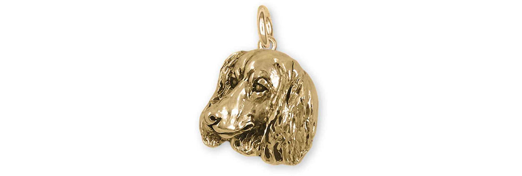 Dachshund Charms Dachshund Charm Yellow Bronze Longhair Dachshund Jewelry Dachshund jewelry