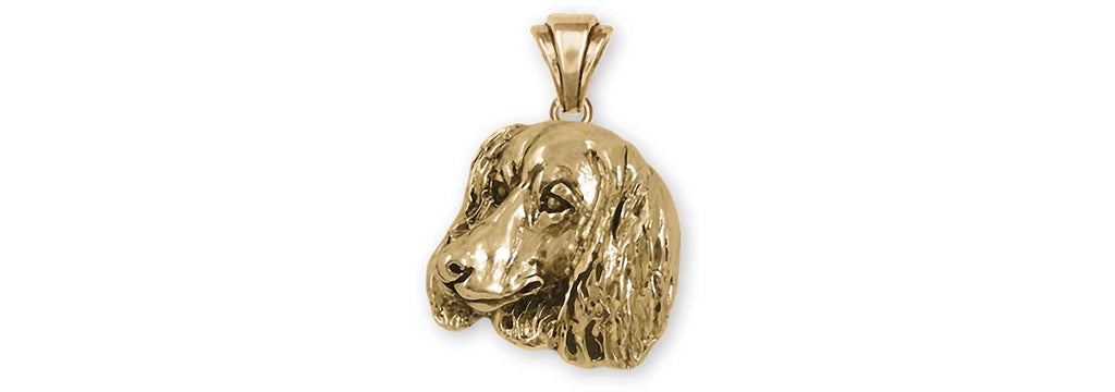 Dachshund Charms Dachshund Pendant 14k Yellow Gold Longhair Dachshund Jewelry Dachshund jewelry