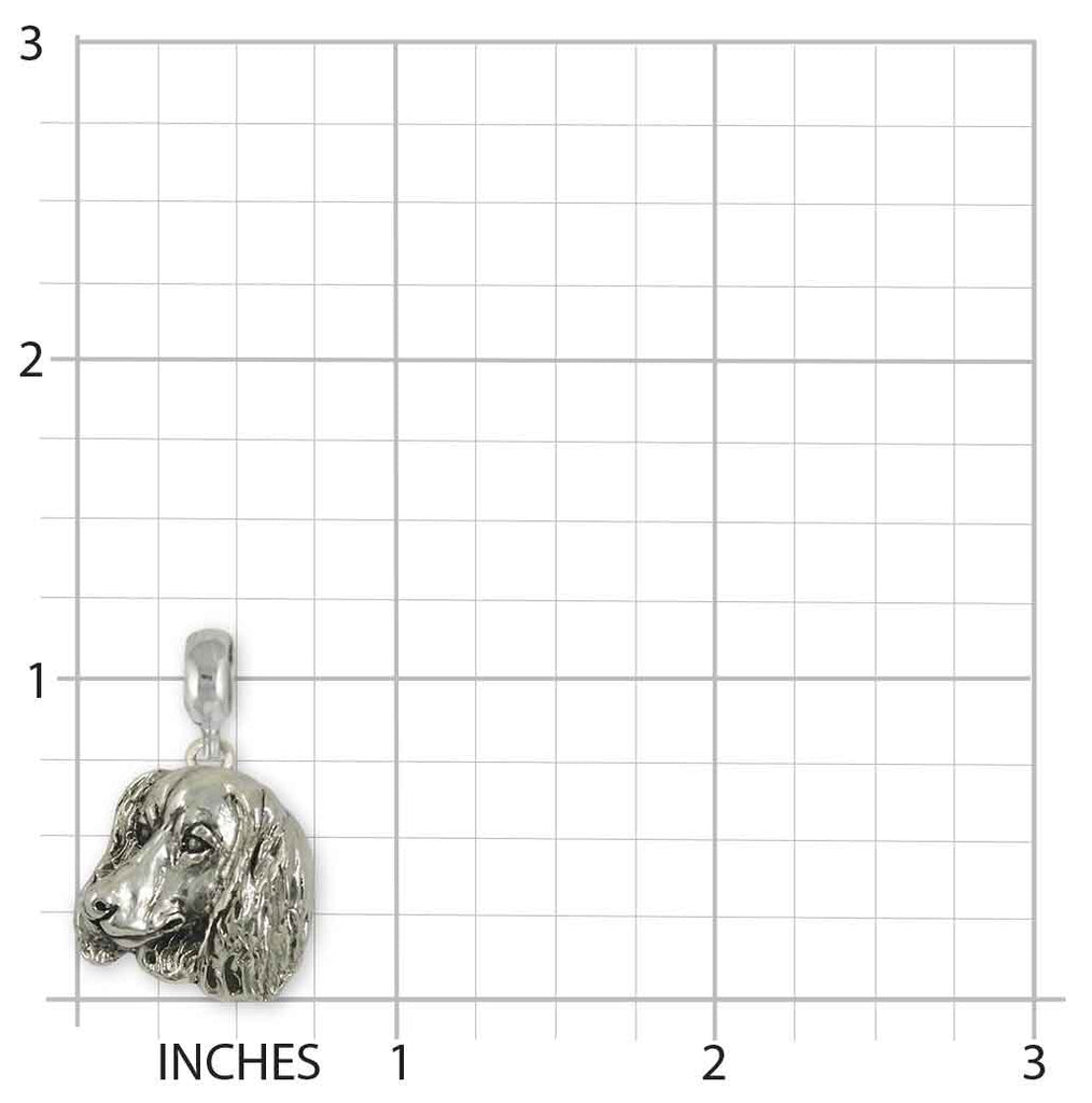 Dachshund Charm Slide Sterling Silver Handmade Longhair Dachshund Jewelry This Charm Will Fit A Pandora® Slide Bracelet LDH1-PNS