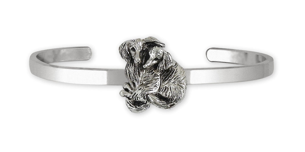Dachshund Charms Dachshund Bracelet Sterling Silver Long Hair Dachshund Jewelry Dachshund jewelry