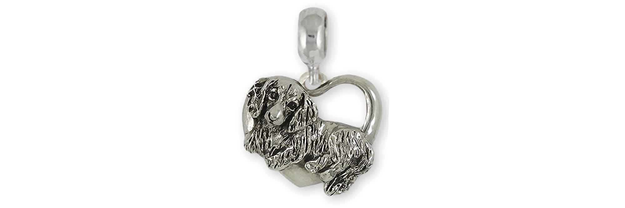 Pandora Dachshund Silver Charm Dachshund Pandora Long Hair