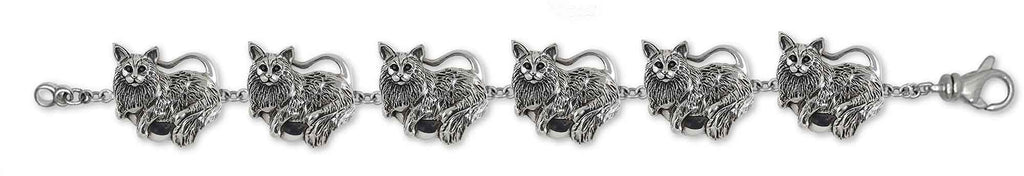 Maine Coon Charms Maine Coon Bracelet Sterling Silver Maine Coon Jewelry Maine Coon jewelry
