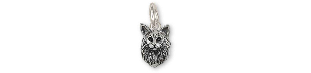 Maine Coon Charms Maine Coon Charm Sterling Silver Maine Coon Jewelry Maine Coon jewelry