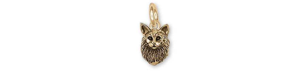 Maine Coon Charms Maine Coon Charm 14k Gold Vermeil Maine Coon Jewelry Maine Coon jewelry