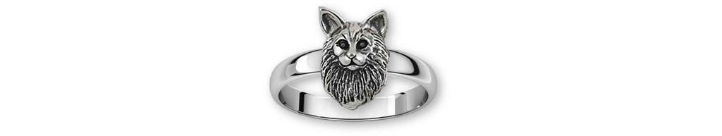 Maine Coon Charms Maine Coon Ring Sterling Silver Maine Coon Jewelry Maine Coon jewelry