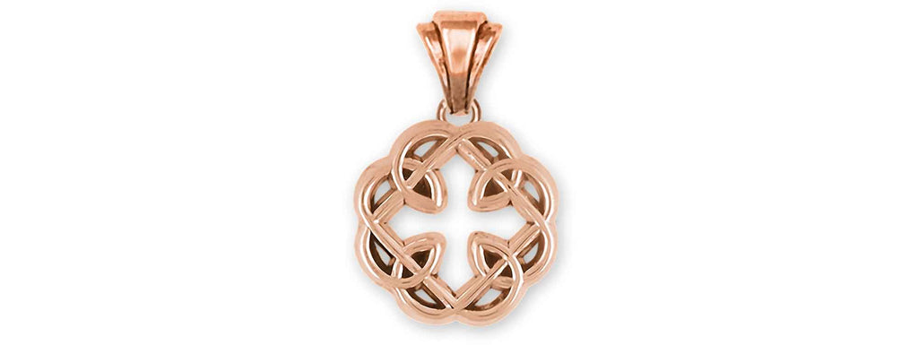 Celtic Cross Knot Father And Daughter Cross Charms Celtic Cross Knot Father And Daughter Cross Pendant 14k Rose Gold Vermeil Celtic Cross Jewelry Celtic Cross Knot Father And Daughter Cross jewelry