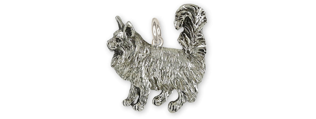 Maine Coon Charms Maine Coon Charm Sterling Silver Maine Coon Cat Jewelry Maine Coon jewelry