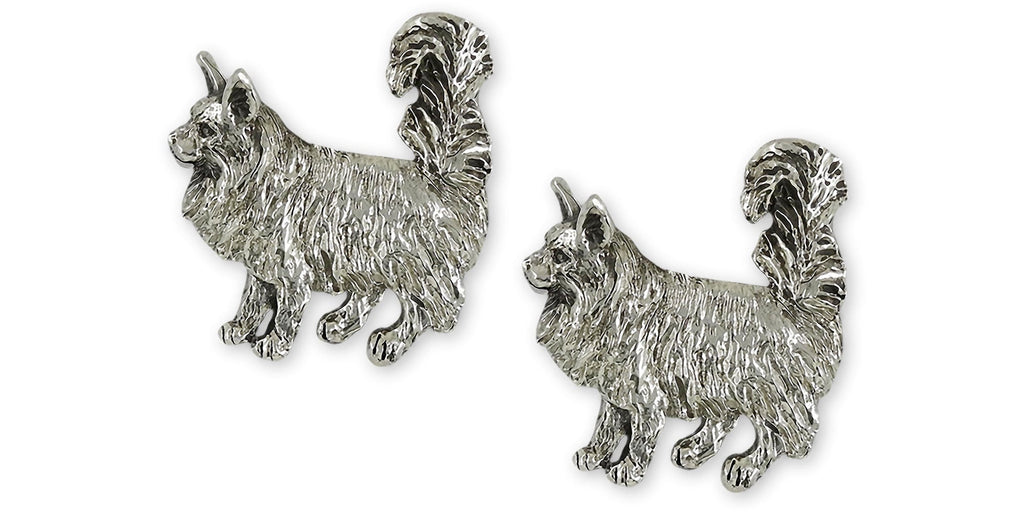 Maine Coon Charms Maine Coon Cufflinks Sterling Silver Maine Coon Cat Jewelry Maine Coon jewelry