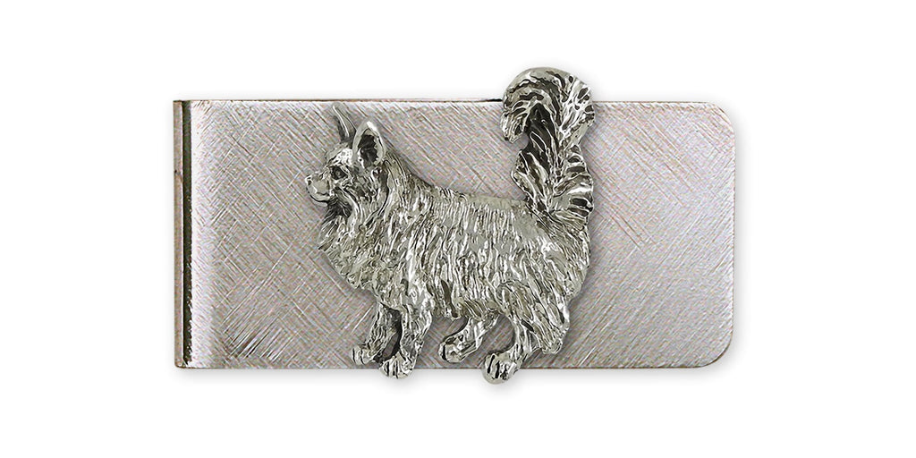 Maine Coon Charms Maine Coon Money Clip Sterling Silver And Stainless Steel Maine Coon Cat Jewelry Maine Coon jewelry