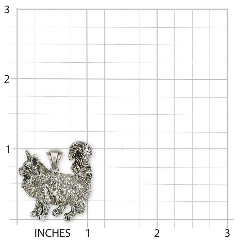 Maine Coon Pendant Sterling Silver Handmade Maine Coon Cat Jewelry  MN14-P