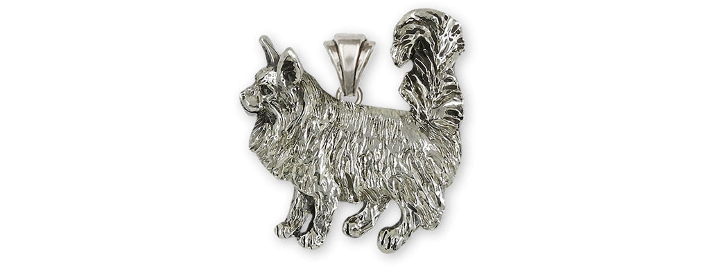 Maine Coon Charms Maine Coon Pendant Sterling Silver Maine Coon Cat Jewelry Maine Coon jewelry
