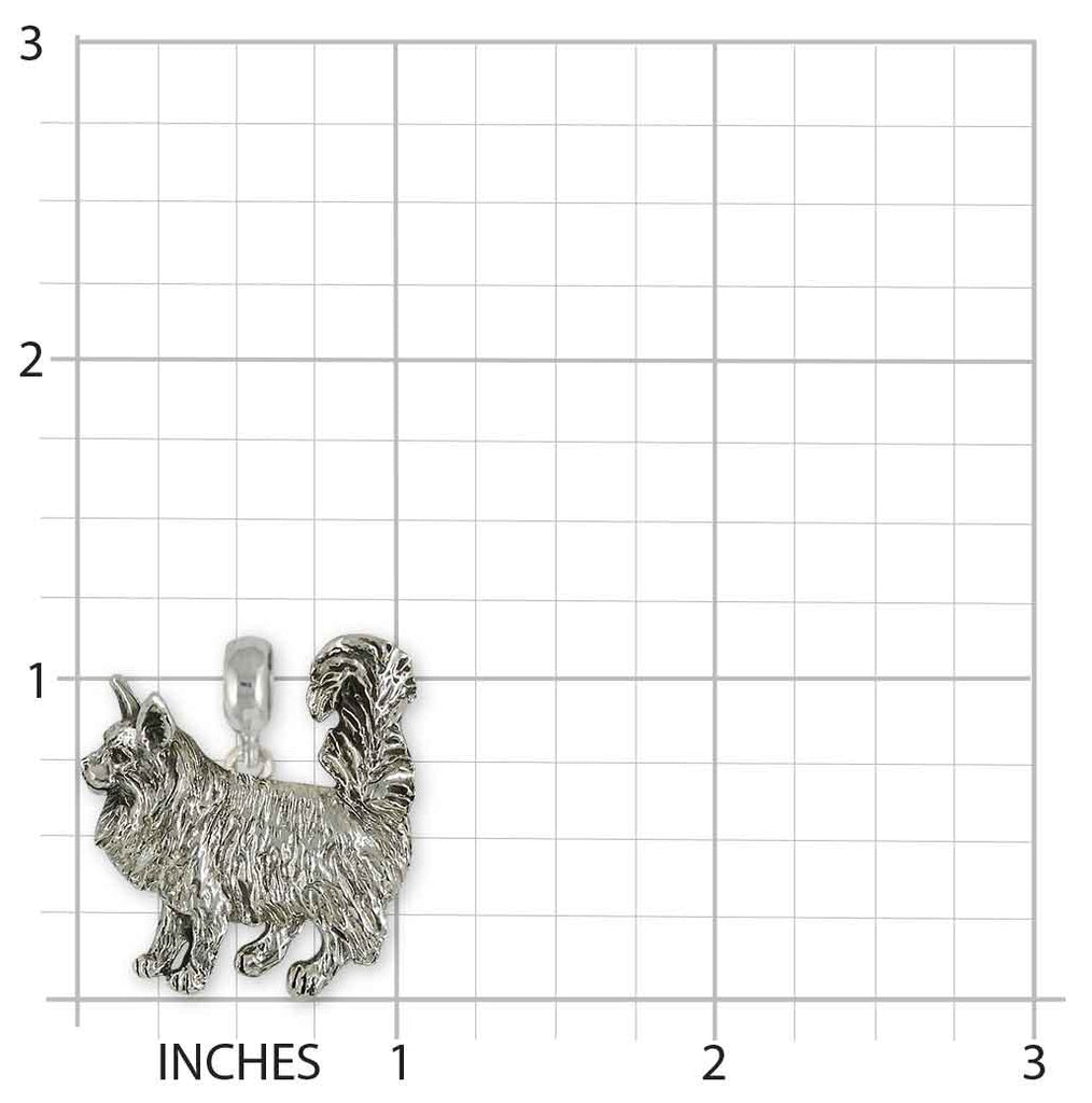 Maine Coon Pandora Charm Slide Sterling Silver Handmade Maine Coon Cat Jewelry This Charm Will Fit A Pandora® Slide Bracelet MN14-PNS