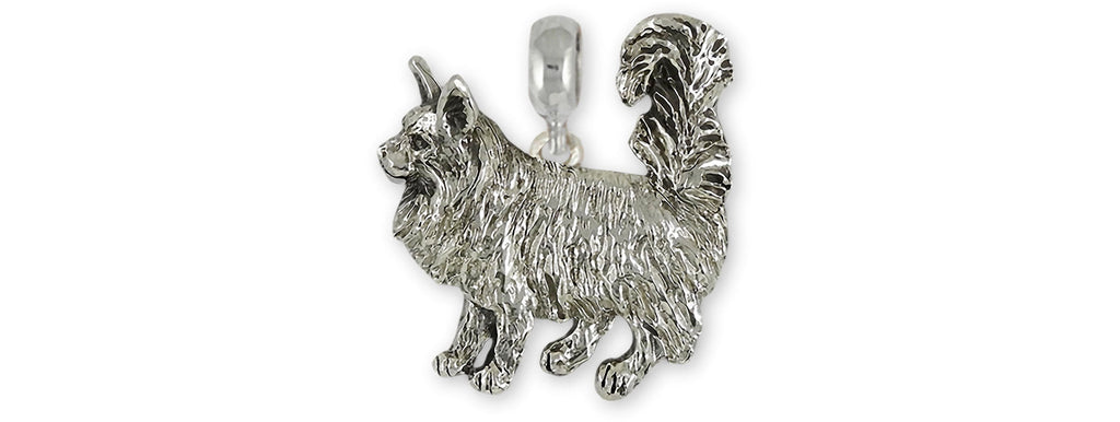 Maine Coon Pandora Charms Maine Coon Pandora Charm Slide Sterling Silver Maine Coon Cat Jewelry Maine Coon Pandora jewelry