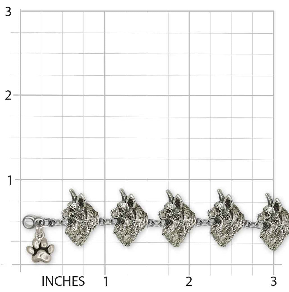 Maine Coon Bracelet Sterling Silver Handmade Maine Coon Cat Jewelry  MN14H-BR