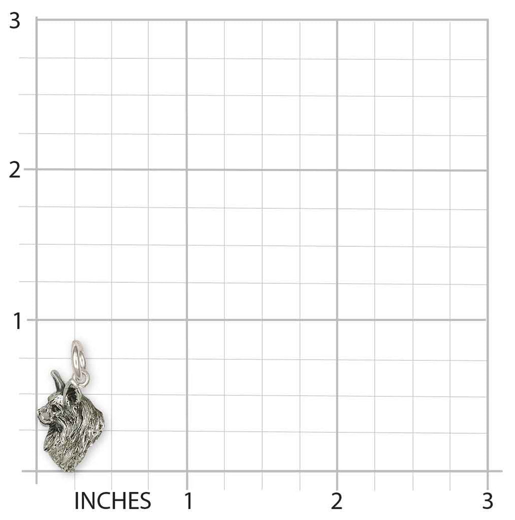 Maine Coon Charm Sterling Silver Handmade Maine Coon Cat Jewelry  MN14H-C