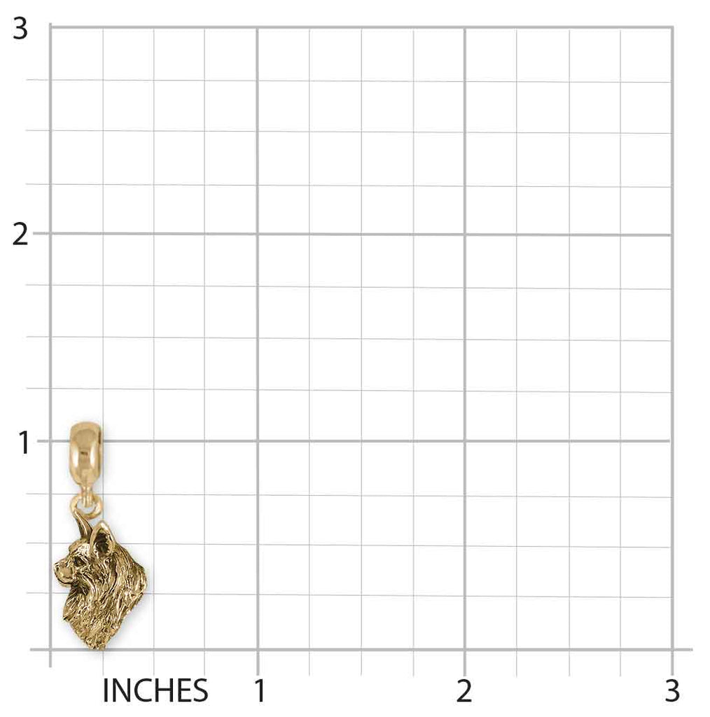 Maine Coon Pandora Charm Slide 14k Gold Vermeil Handmade Maine Coon Cat Jewelry This Charm Will Fit A Pandora® Slide Bracelet MN14H-PNSVM