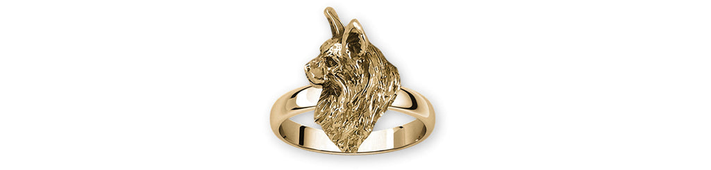 Maine Coon Charms Maine Coon Ring 14k Yellow Gold Maine Coon Cat Jewelry Maine Coon jewelry