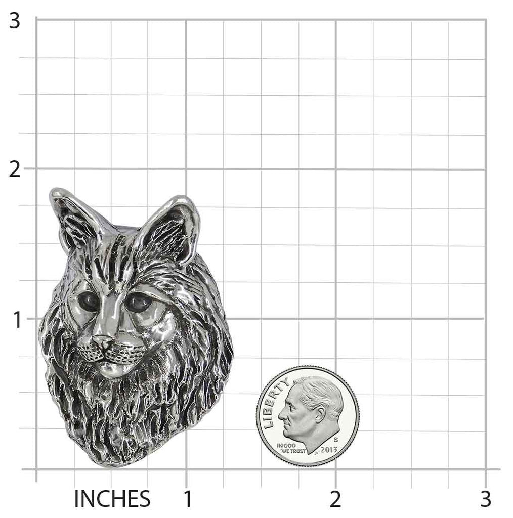 Maine Coon Pendant Sterling Silver Handmade Maine Coon Jewelry  MN17-P