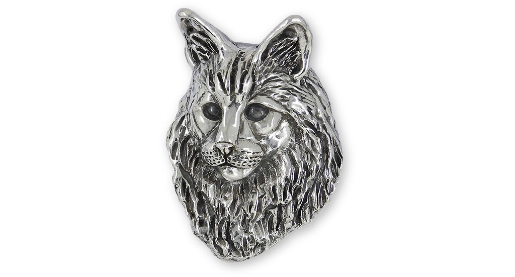 Maine Coon Charms Maine Coon Pendant Sterling Silver Maine Coon Jewelry Maine Coon jewelry