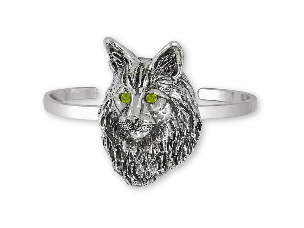 Maine Coon Charms Maine Coon Bracelet Sterling Silver Maine Coon Jewelry Maine Coon jewelry