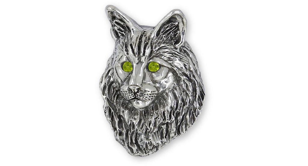 Maine Coon Charms Maine Coon Pendant Sterling Silver Maine Coon Jewelry Maine Coon jewelry