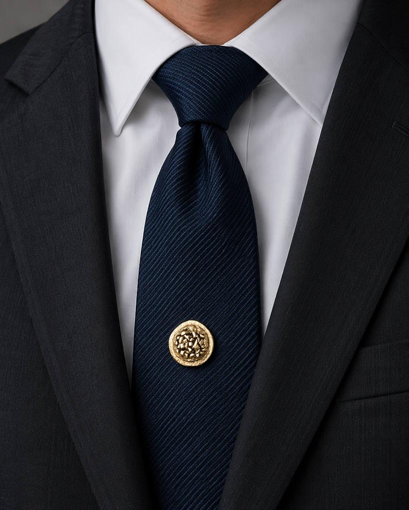 Taco Tie Tack Yellow Bronze Taco Lapel Pin Food Jewelry Gift MX1-BZTT